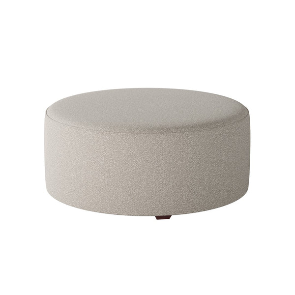 Fusion 140-C Transitional Cocktail Ottoman 140-C Davis Fog 39" Round Cocktail Ottoman