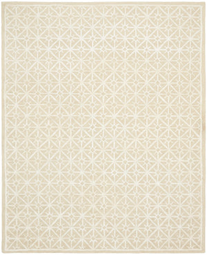 Nourison Nicole Curtis Series 2 SR201 Modern & Contemporary Handmade Hand Tufted Indoor only Area Rug Ivory 7'9" x 9'9" 99446879615