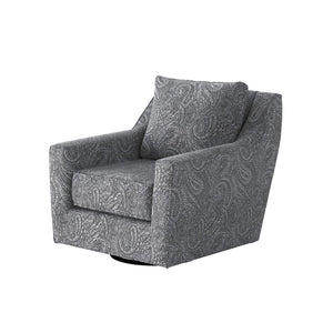 Fusion 67-02G-C Transitional Swivel Glider Chair 67-02G-C Bono Cobalt