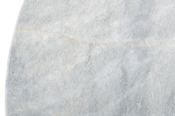 VIG Furniture Modrest Gabbro High - Glam White Marble and Gold Coffee Table VGODLZ-220C-H