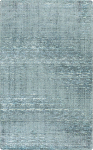 Gaia GAI-1001 Modern Viscose, Wool Rug GAI1001-58 Teal, Aqua 50% Viscose, 50% Wool 5' x 8'