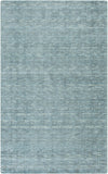 Gaia GAI-1001 Modern Viscose, Wool Rug GAI1001-58 Teal, Aqua 50% Viscose, 50% Wool 5' x 8'