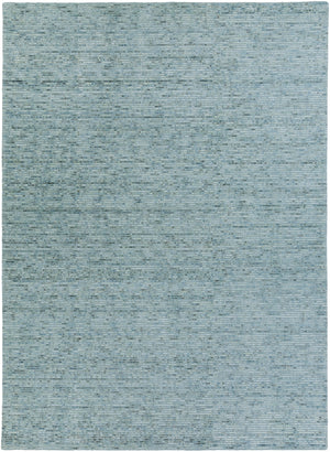 Gaia GAI-1001 Modern Viscose, Wool Rug GAI1001-811 Teal, Aqua 50% Viscose, 50% Wool 8' x 11'
