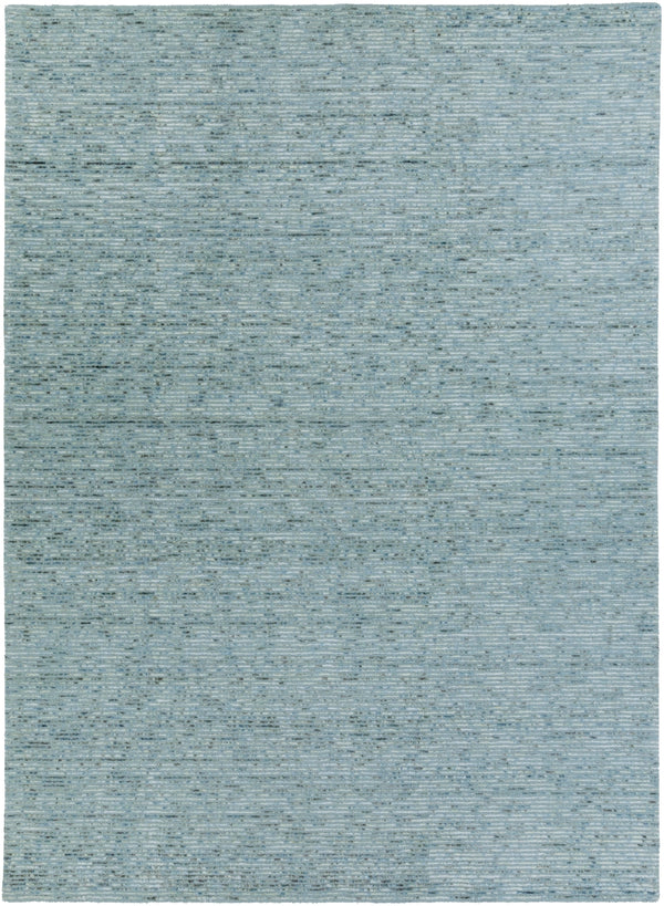 Gaia GAI-1001 Modern Viscose, Wool Rug GAI1001-811 Teal, Aqua 50% Viscose, 50% Wool 8' x 11'