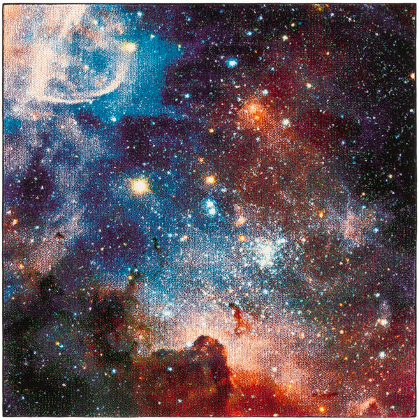 Safavieh Galaxy 109 Power Loomed Polypropylene Contemporary Rug GAL109P-8SQ