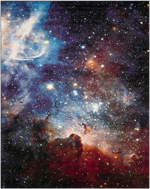 Safavieh Galaxy 109 Power Loomed Polypropylene Contemporary Rug GAL109P-8SQ