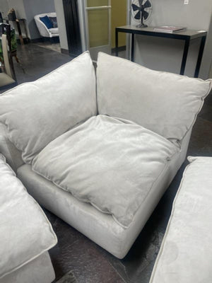 VIG Furniture Divani Casa Garman - Modern Light Grey Corner VGKKKF.2651-GRY-CORNER VGKKKF.2651-GRY-CORNER