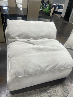 VIG Furniture Divani Casa Garman - Modern Light Grey Armless Seater VGKKKF.2651-GRY-AL-SEAT VGKKKF.2651-GRY-AL-SEAT