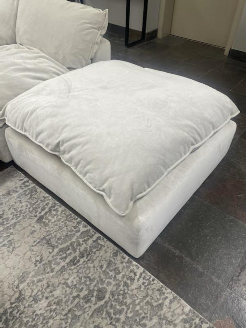 VIG Furniture Divani Casa Garman - Modern Light Grey Ottoman VGKKKF.2651-GRY-OTTO VGKKKF.2651-GRY-OTTO