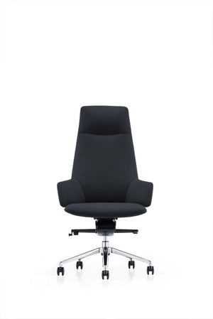 VIG Furniture Modrest Gates - Modern Black High Back Executive Office Chair VGFUA1719-BLK-OC