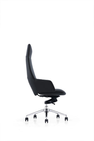 VIG Furniture Modrest Gates - Modern Black High Back Executive Office Chair VGFUA1719-BLK-OC
