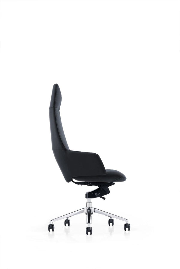 VIG Furniture Modrest Gates - Modern Black High Back Executive Office Chair VGFUA1719-BLK-OC