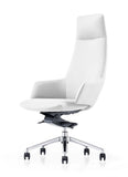 VIG Furniture Modrest Gates - Modern White High Back Executive Office Chair VGFUA1719-WHT-OC