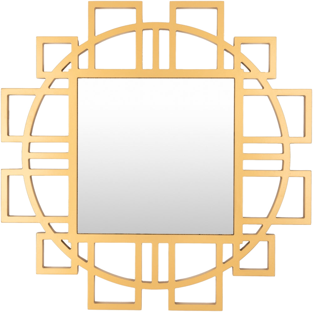 Glasgow GAW-001 Modern Manufactured Wood Mirror GAW001-3232  Manufactured Wood, Manufactured Wood 32"H x 32"W