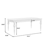 Pulaski Furniture Weston Hills Leg Table P293240-PULASKI P293240-PULASKI