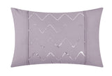 Daya Lavender Twin 3pc Duvet Set