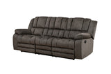 Knox Microfiber Transitional Reclining Sofa