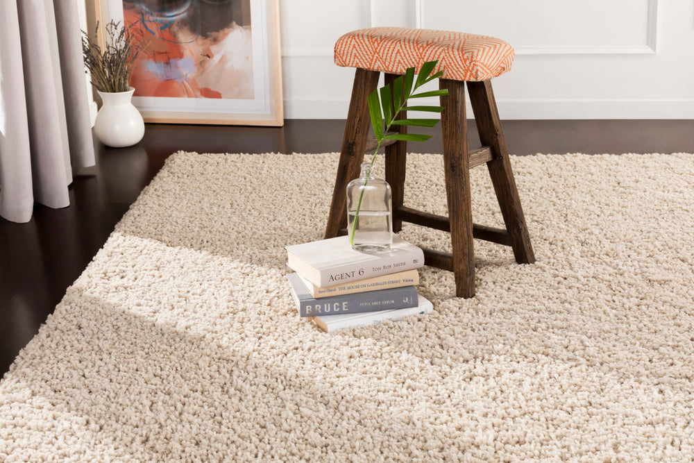 Goddess GDS-7503 Modern Polyester Rug GDS7503-913 Khaki 100% Polyester 9' x 13'
