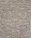 Nourison Venosa VSN01 Modern Handmade Tufted Indoor Area Rug Grey/Ivory 7'9" x 9'9" 99446787033