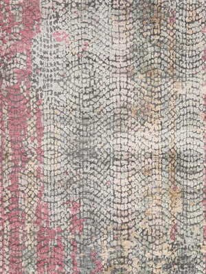 Pasargad Modern Collection Hand-Knotted Bamboo Silk & Wool Area Rug GEM-6-PASARGAD