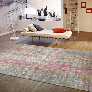 Pasargad Modern Collection Hand-Knotted Bamboo Silk & Wool Area Rug GEM-6-PASARGAD