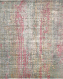 Modern Collection Hand-Knotted Bamboo Silk & Wool Area Rug