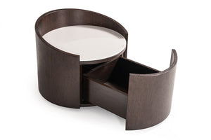 VIG Furniture Modrest Gamma - Modern Brown Oak Nightstand VGWCC522B