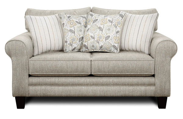 Fusion 1141 Transitional Loveseat 1141 Vandy Heather