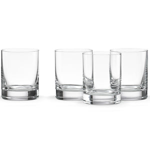 Tuscany Classics® 4-Piece Cylinder Double Old Fashioned Glass Set