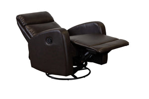 Porter Designs Marshall Swivel Transitional Recliner Brown 03-201C-13-2281