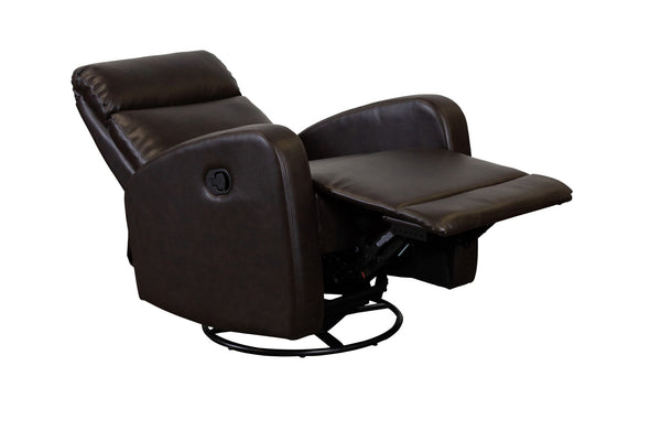 Porter Designs Marshall Swivel Transitional Recliner Brown 03-201C-13-2281