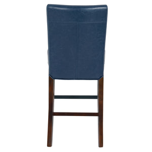 Milton Counter Stool - Elegant Bonded Leather Design with Sturdy Birch Frame and Contemporary Style