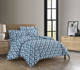 Chrisley Navy King 7pc Duvet Set