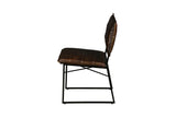 Porter Designs Malin Top Quality Leather Contemporary Dining Chair Dark Brown 07-218-02-3406