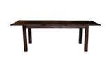 Porter Designs Urban Solid Sheesham Wood 72" - 96" Butterfly Extension Contemporary Dining Table Gray 07-117-01-1127O