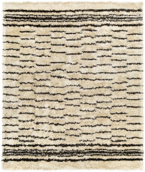 Gibraltar GIB-2300 Modern Polyester Rug GIB2300-810 Charcoal, Cream 100% Polyester 8' x 10'
