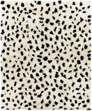 Gibraltar GIB-2304 Modern Polyester Rug GIB2304-810 Cream, Black 100% Polyester 8' x 10'