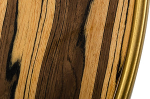 VIG Furniture Modrest Gilcrest - Glam Brown and Gold Marble Coffee Table VGODLZ-199C