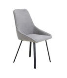 VIG Furniture Modrest - Gillette Modern Gray Fabric Dining Chair VGDW-J1191-GRY