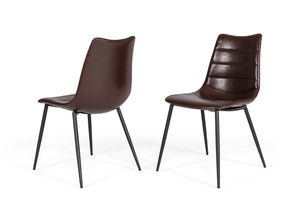 VIG Furniture Gilliam - Modern Brown Dining Chair (Set of 2) VGHR3260-BRN
