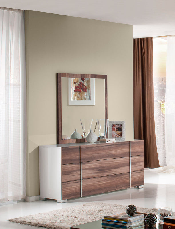 VIG Furniture Nova Domus Giovanna Italian Modern Cherry Mirror VGACGIOVANNA-MIR