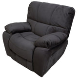 Porter Designs Ramsey Microfiber Glider Transitional Recliner Gray 03-112C-05-6014