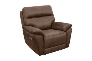 Porter Designs Pagosa Power Transitional Recliner Brown 03-202C-42-8190