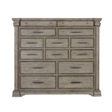 Pulaski Furniture Madison Ridge 14 Drawer Master Chest in Heritage Taupe P091127-PULASKI P091127-PULASKI