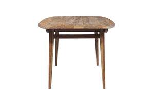 Porter Designs Fusion Solid Sheesham Wood Modern Dining Table Natural 07-117-01-6730