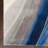 Nourison Twilight TWI28 Artistic Machine Made Loomed Indoor Area Rug Ivory Grey Blue 12' x 15' 99446494009