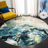 Safavieh Glacier 123 Power Loomed 100% Polypropylene Contemporary Rug GLA123M-8SQ