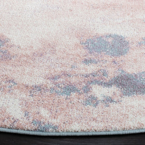 Glacier 123 Contemporary Power Loomed 100% Polypropylene Rug Pink / Blue