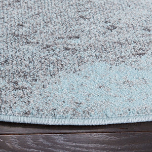 Glacier 125 Contemporary Power Loomed 100% Polypropylene Rug Blue / Pink