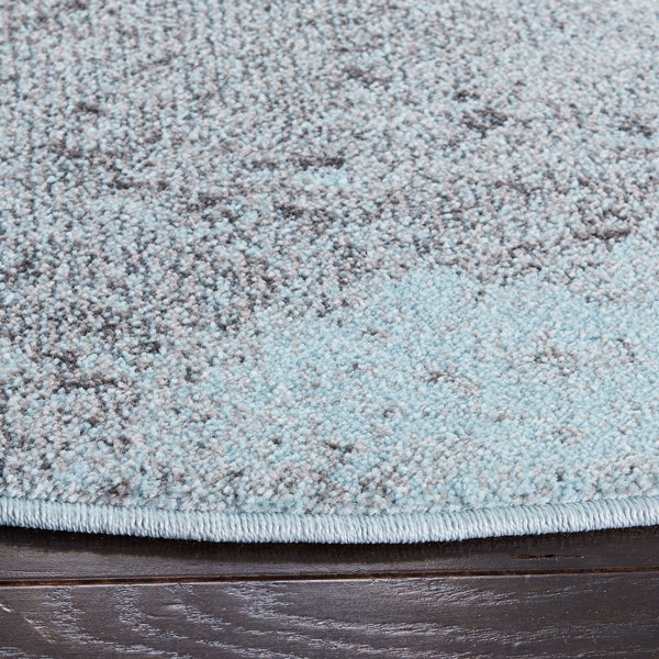 Glacier 125 Contemporary Power Loomed 100% Polypropylene Rug Blue / Pink